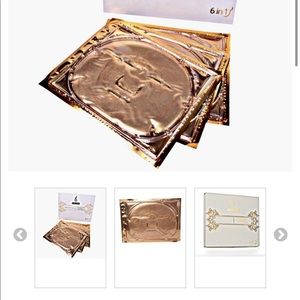 Pure gold 24 karat deep facial mask